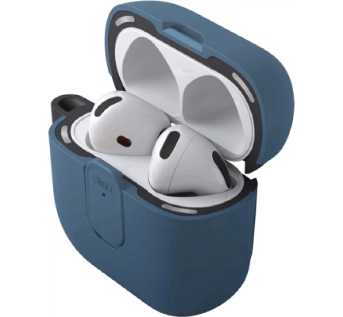 Uniq Чохол для навушників Uniq Clyde для AirPods 4 Lock Case Blue (8886463693209)