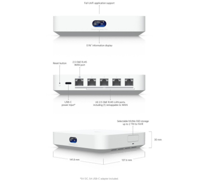 Ubiquiti Маршрутизатор Ubiquiti UCG-MAX