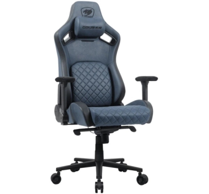 Cougar Крісло ігрове Defensor S Navy Blue F, синій