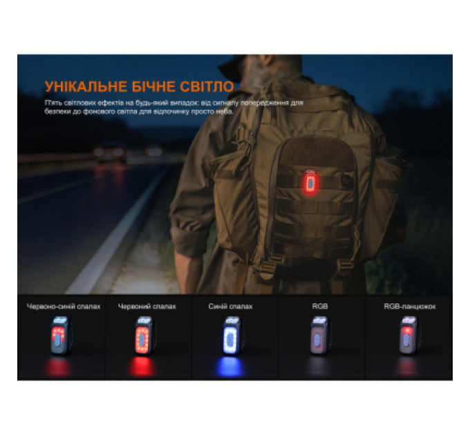 Fenix Ліхтар Fenix E04R, чорний (E04RB)
