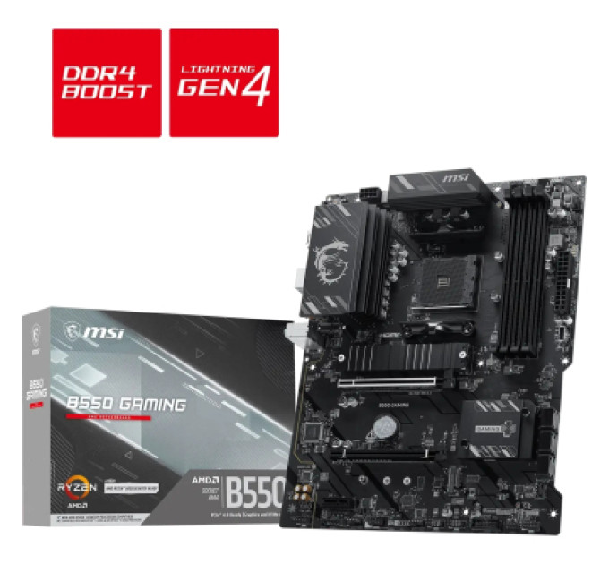 MSI Материнська плата MSI B550 GAMING