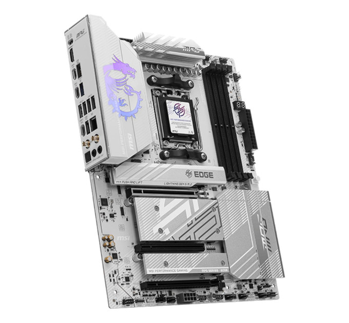 MSI Материнська плата AMD B850 SAM5 ATX MPG B850 EDGE TI WIFI MSI