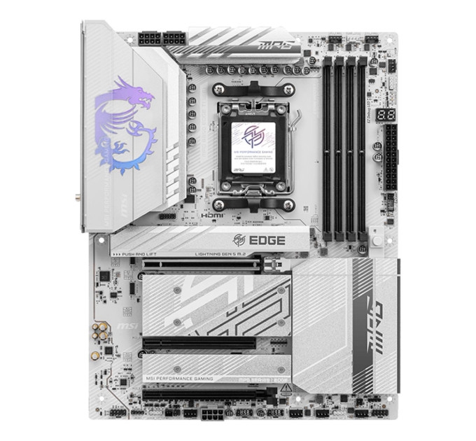 MSI Материнська плата AMD B850 SAM5 ATX MPG B850 EDGE TI WIFI MSI