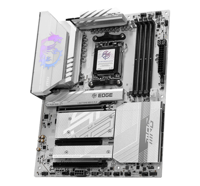 MSI Материнська плата AMD B850 SAM5 ATX MPG B850 EDGE TI WIFI MSI
