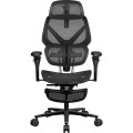 TX3 Крісло для геймерів TX3 Flex Pro Footrest Mesh Black (TEGC-3089101.11)