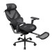TX3 Крісло для геймерів TX3 Flex Pro Footrest Mesh Black (TEGC-3089101.11)