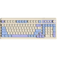 Клавіатура Aula S99 Wireless/Bluetooth/USB UA White/Purple (6948391209906)
