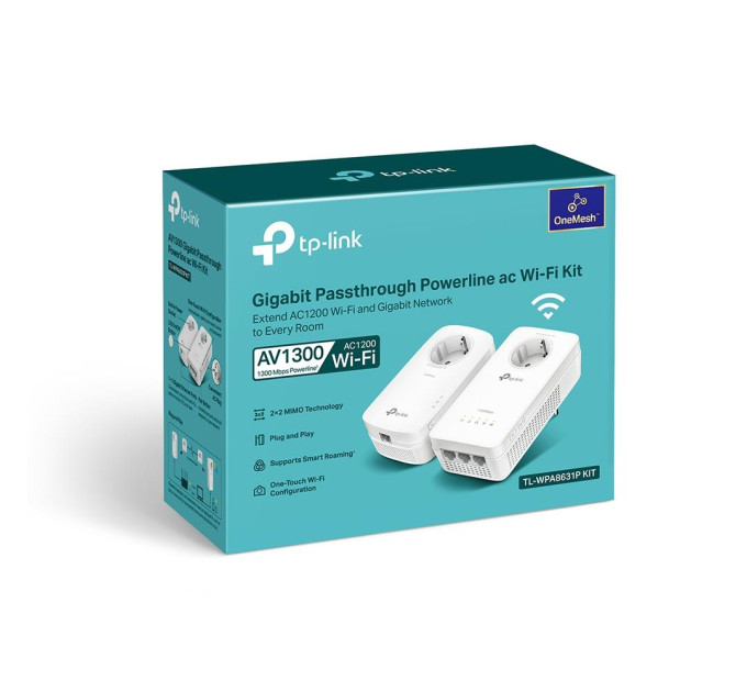 TP-Link Комплект гігабітного Powerline адаптера,TL-WPA8631P KIT