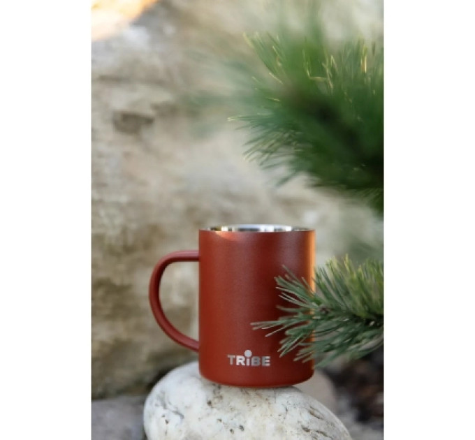 Tribe Термокружка Tribe Сamp Mug 375 мл terracota (T-FA-0044-terracota)
