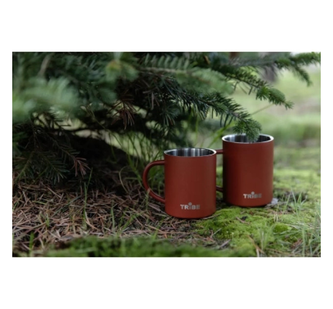 Tribe Термокружка Tribe Сamp Mug 375 мл terracota (T-FA-0044-terracota)