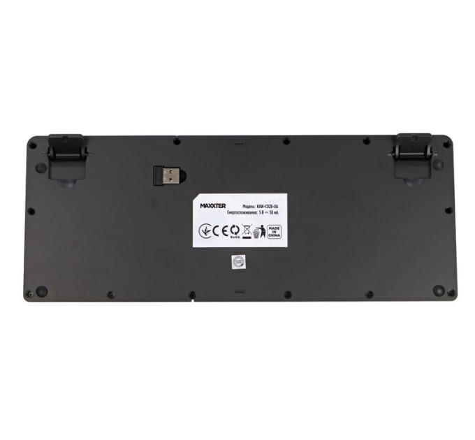 Maxxter Клавіатура бездротова Maxxter KBW-C02B-UA, чорна