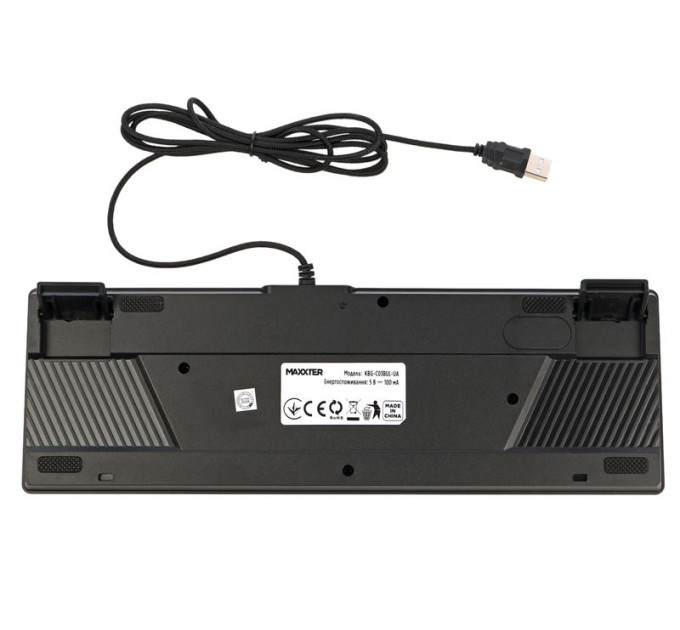 Maxxter Ігрова міні-клавіатура Maxxter KBG-C03BUL-UA, чорна
