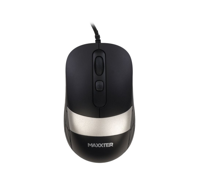 Maxxter Дротовий комплект KMS-CM-03-UA (клавіатура + мишка), чорний