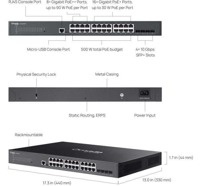 TP-Link Комутатор TP-Link Omada SG3428XMPP