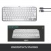 Logitech Клавіатура Logitech MX Keys Mini Wireless Illuminated UA Pale Grey (920-010499)