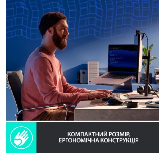 Logitech Клавіатура Logitech MX Mechanical Mini Illuminated UA Graphite (920-010782)