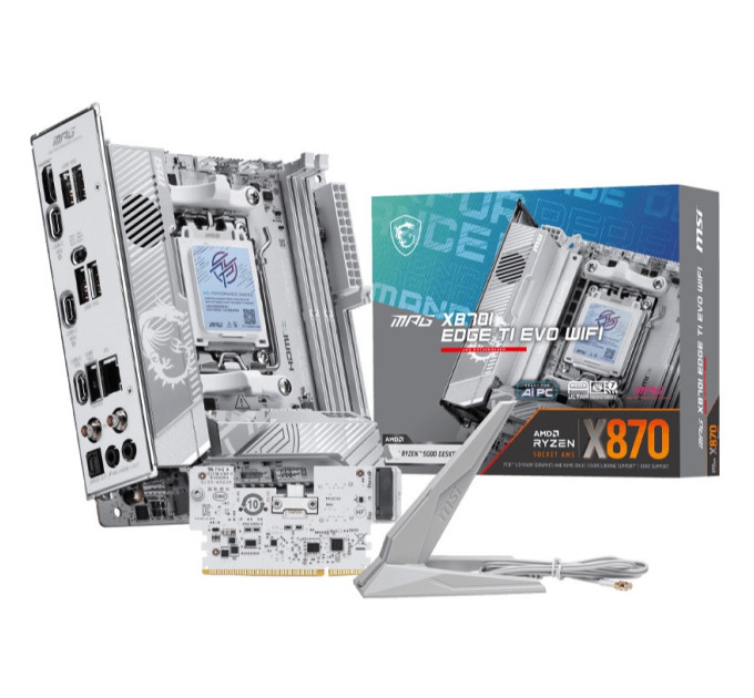 MSI Материнська плата MSI MPG X870I Edge Ti Evo WiFi Socket AM5