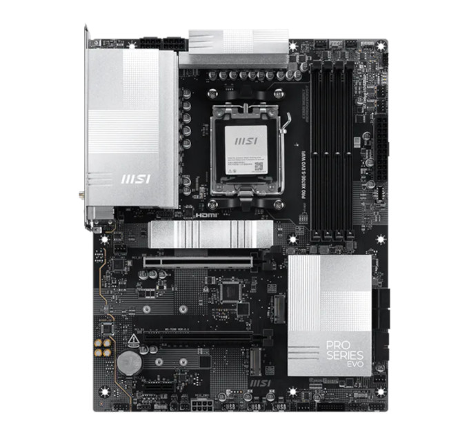 MSI Материнська плата MSI PRO X870E-S EVO WIFI Socket AM5