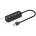 Vention Концентратор Vention USB Hub 4-Port 2.0 Black, 0.15 m (VAS-J43)