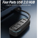 Vention Концентратор Vention USB Hub 4-Port 2.0 Black, 0.15 m (VAS-J43)
