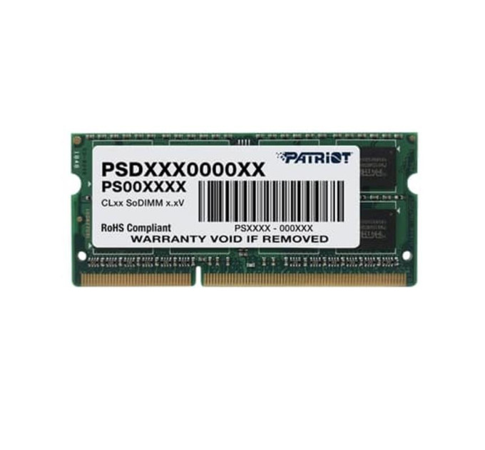 Patriot Модуль пам`яті SO-DIMM 4GB/1600 DDR3 Patriot Signature Line (PSD34G16002S)