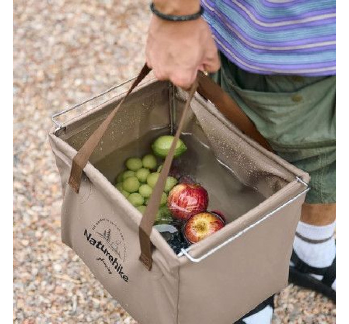 Naturehike Відро складне Naturehike CNH22SN002 ПВХ 20л Tan (6927595795132)