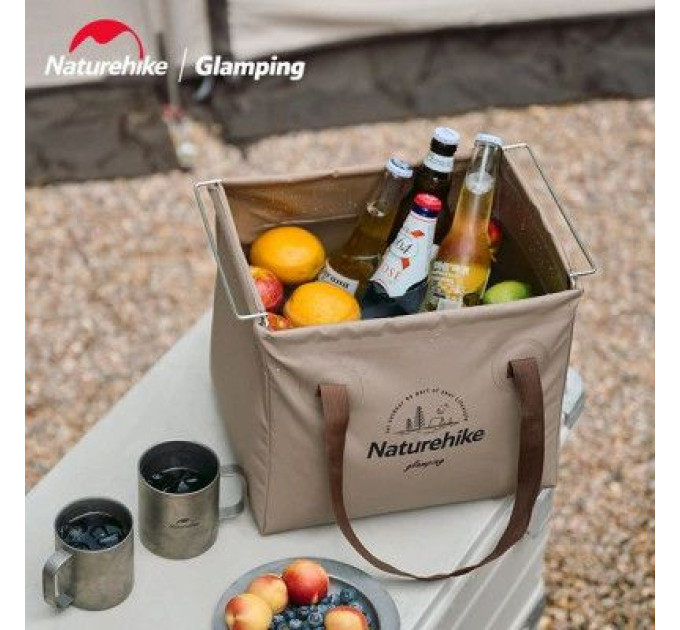 Naturehike Відро складне Naturehike CNH22SN002 ПВХ 20л Tan (6927595795132)