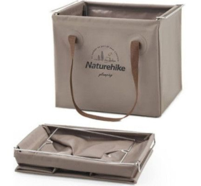 Naturehike Відро складне Naturehike CNH22SN002 ПВХ 20л Tan (6927595795132)