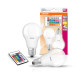 Osram Лампочка Osram LED A60 9W 806Lm 2700К+RGB E27 (4058075430891)