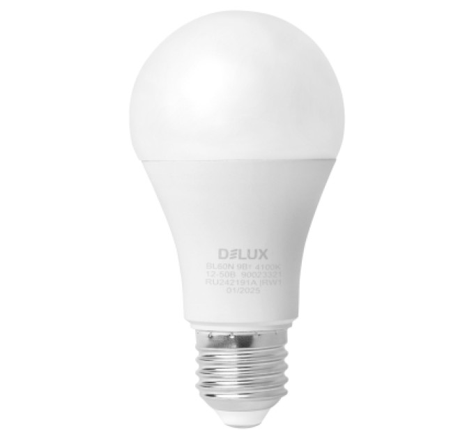 Delux Лампочка Delux BL 60N 9 Вт 4100K AC/DC12-50В E27 (90023321)