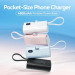 Vention Батарея універсальна VENTION 4800mAh 22,5W PD, USB-C In/Out, LED display, with built-in USB-C cable White (FHQW0)