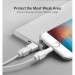 Ugreen Тримач для кабелю Ugreen LP127 Charging Cable Protector White (40705)