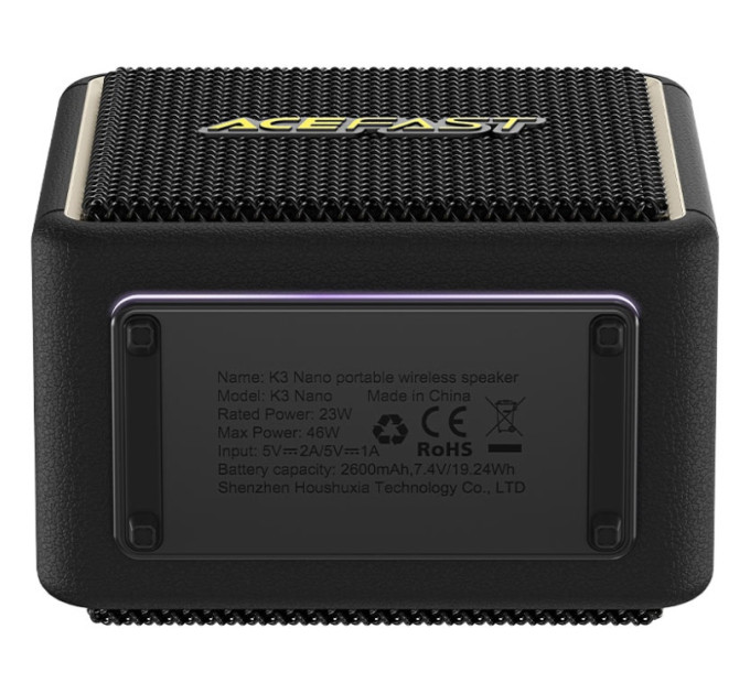 Acefast Акустична система Acefast K3 Nano Black (6974316285229)