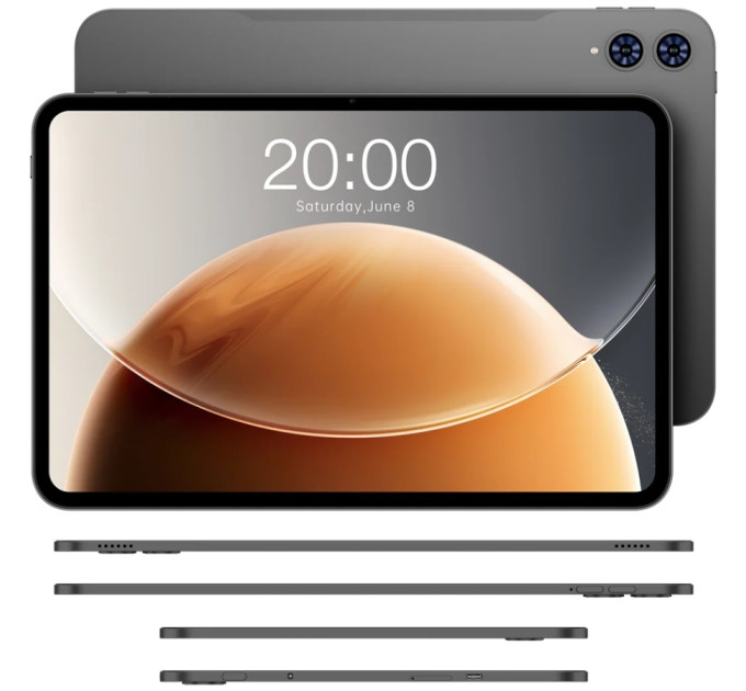 Teclast Планшет Teclast T65 13.4” FHD 120Hz / 6GB / 256GB / T7280 / 8000mAh / LTE / 5+13Mp / Metal /Grey