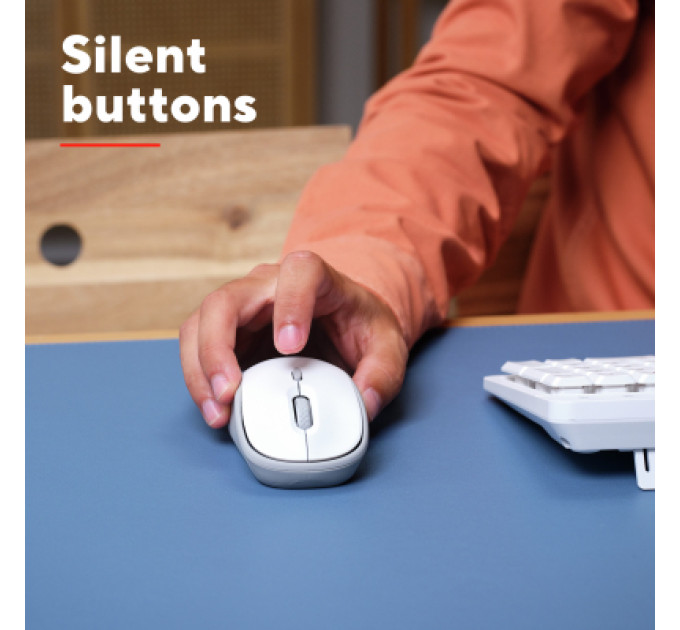 Trust Мишка Trust Yvi+ Silent Wireless White (25513)