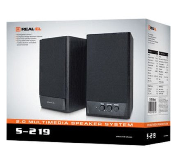 REAL-EL Акустична система REAL-EL S-219 Black
