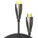 Vention Кабель мультимедійний HDMI to HDMI 20.0m V2.0 Optical 4K 60Hz 18Gbps Dolby 7.1 PVC Black Zinc Alloy Vention (ALABQ)