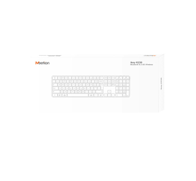 Meetion Клавіатура Meetion K230 Bluetooth/Wireless Black (MT-K230MW-A-RUA)