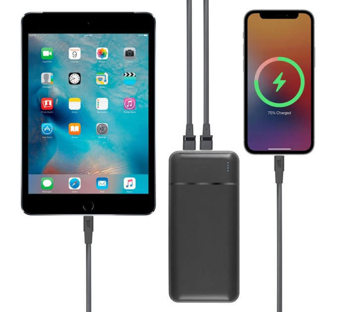RivaCase Портативний зарядний пристрій Rivacase, 30000 mA, RIVAPOWER VA2103 (Black)