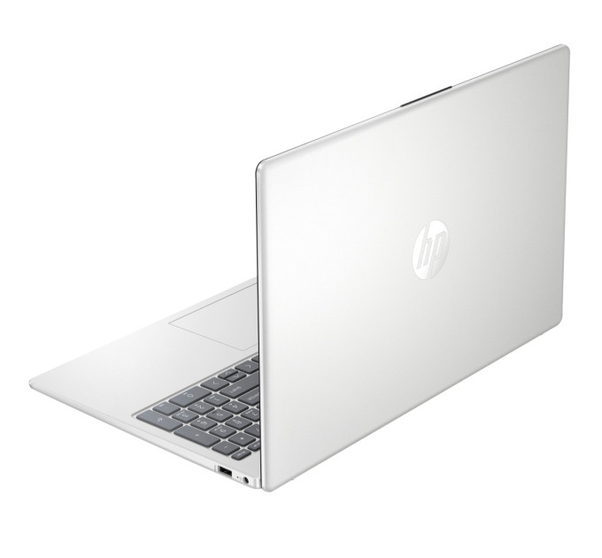 HP Ноутбук HP 15-fd0112ua 15.6" FHD IPS AG, Intel N100, 8GB, F256GB, UMA, DOS, сріблястий