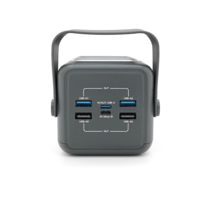 ACL Батарея універсальна ACL 50000mAh, 22.5W, USB/Micro/Type-C/Lighting, Flashlight (PW-131)