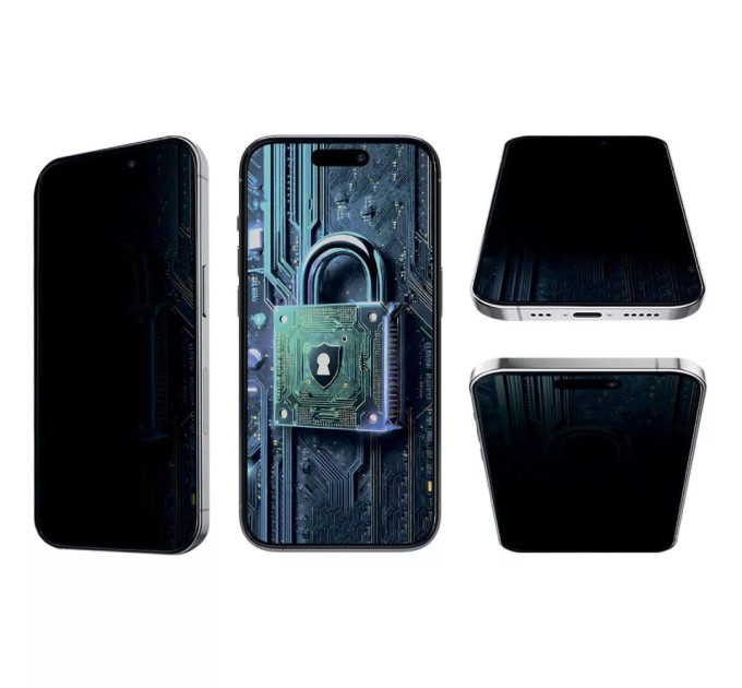 Proove Захисне скло Proove Privacy 360 Installation Box для iPhone 16 Pro/17 Black (PG360I16P001)