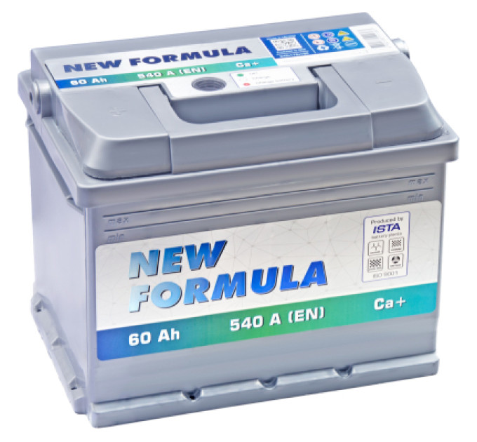 NEW FORMULA Акумулятор автомобільний NEW FORMULA 60Ah (+/-) 540EN (5602202250)