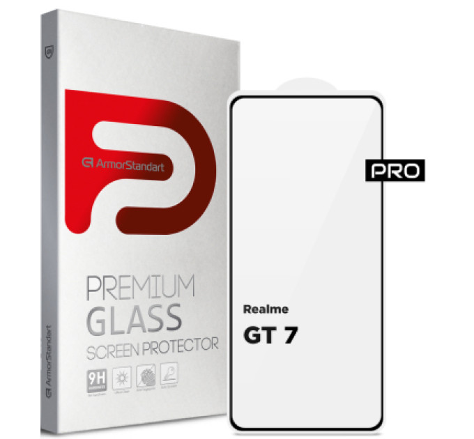 Armorstandart Скло захисне Armorstandart Pro Realme GT 7 Black (ARM83931)