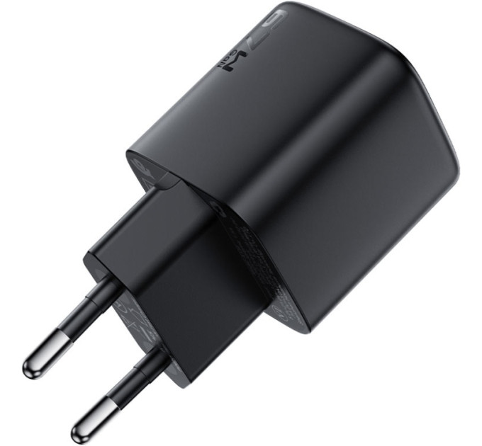 Acefast Зарядний пристрій Acefast USB-C 67W GaN black (6974316285717)