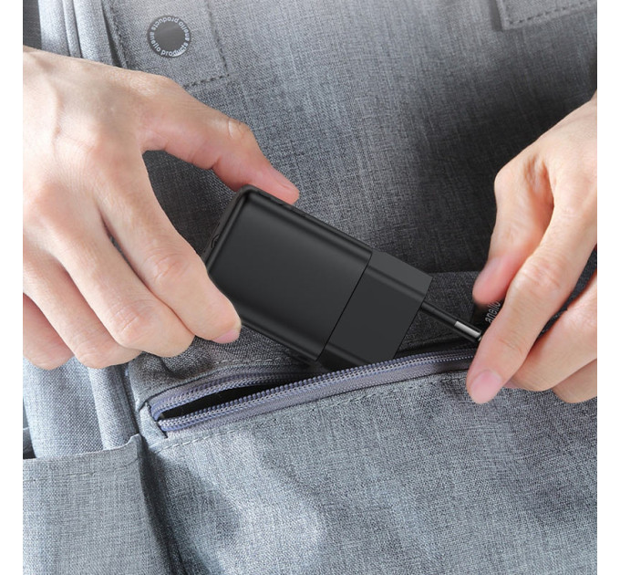 Acefast Зарядний пристрій Acefast USB-C 67W GaN black (6974316285717)