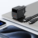 Acefast Зарядний пристрій Acefast USB-C 30W GaN with digital display black (6974316284444)