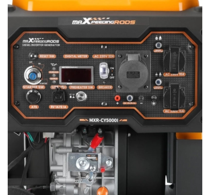 Генератор maXpeedingRODS MXR-CY5000i інверторний,дизель, 5kW, ATS (MXR-CY5000i)