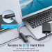 Vention Концентратор Vention USB 2.0 to 3хUSB 2.0 + RJ45 100M Ethernet (CHPBB)
