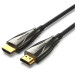Vention Кабель мультимедійний HDMI to HDMI 30.0m V2.0 Optical 4K 60Hz 18Gbps Dolby 7.1 PVC Black Zinc Alloy Vention (ALABT)